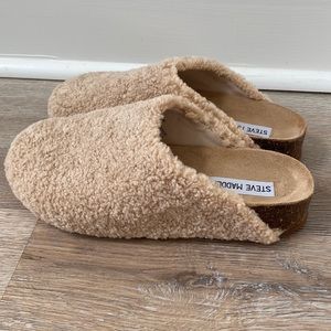 Steve Madden Shearling Slides